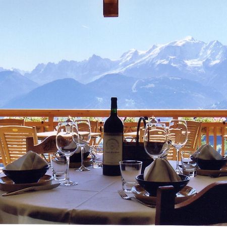 La Joubarbe Au Balcon Du Mont-Blanc Villa Sallanches Exteriör bild