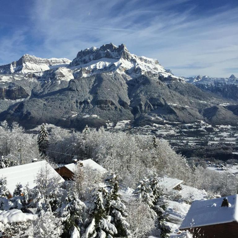La Joubarbe Au Balcon Du Mont-Blanc Villa Sallanches Exteriör bild