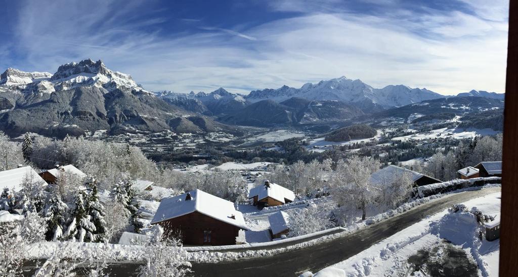 La Joubarbe Au Balcon Du Mont-Blanc Villa Sallanches Exteriör bild