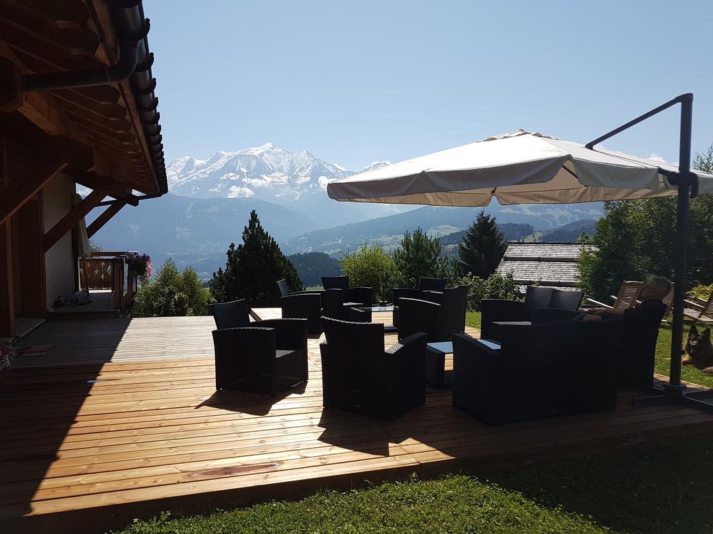 La Joubarbe Au Balcon Du Mont-Blanc Villa Sallanches Exteriör bild