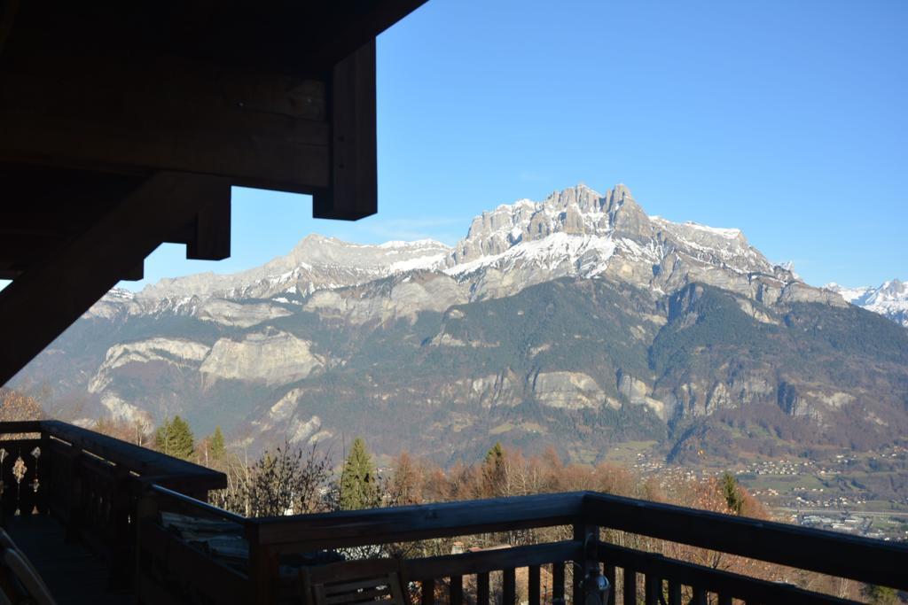 La Joubarbe Au Balcon Du Mont-Blanc Villa Sallanches Exteriör bild