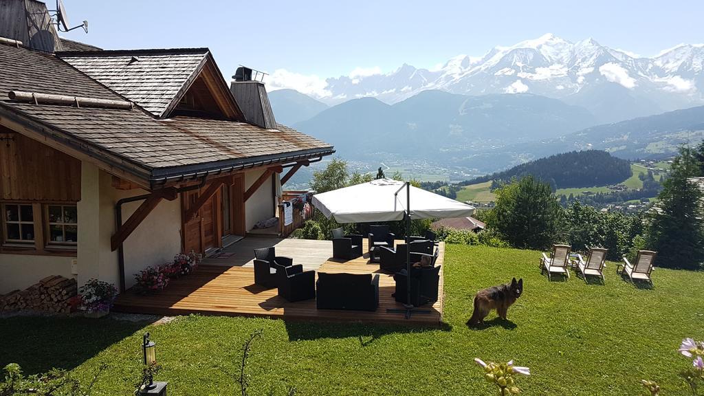 La Joubarbe Au Balcon Du Mont-Blanc Villa Sallanches Exteriör bild