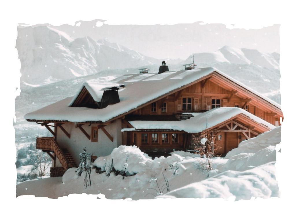 La Joubarbe Au Balcon Du Mont-Blanc Villa Sallanches Exteriör bild