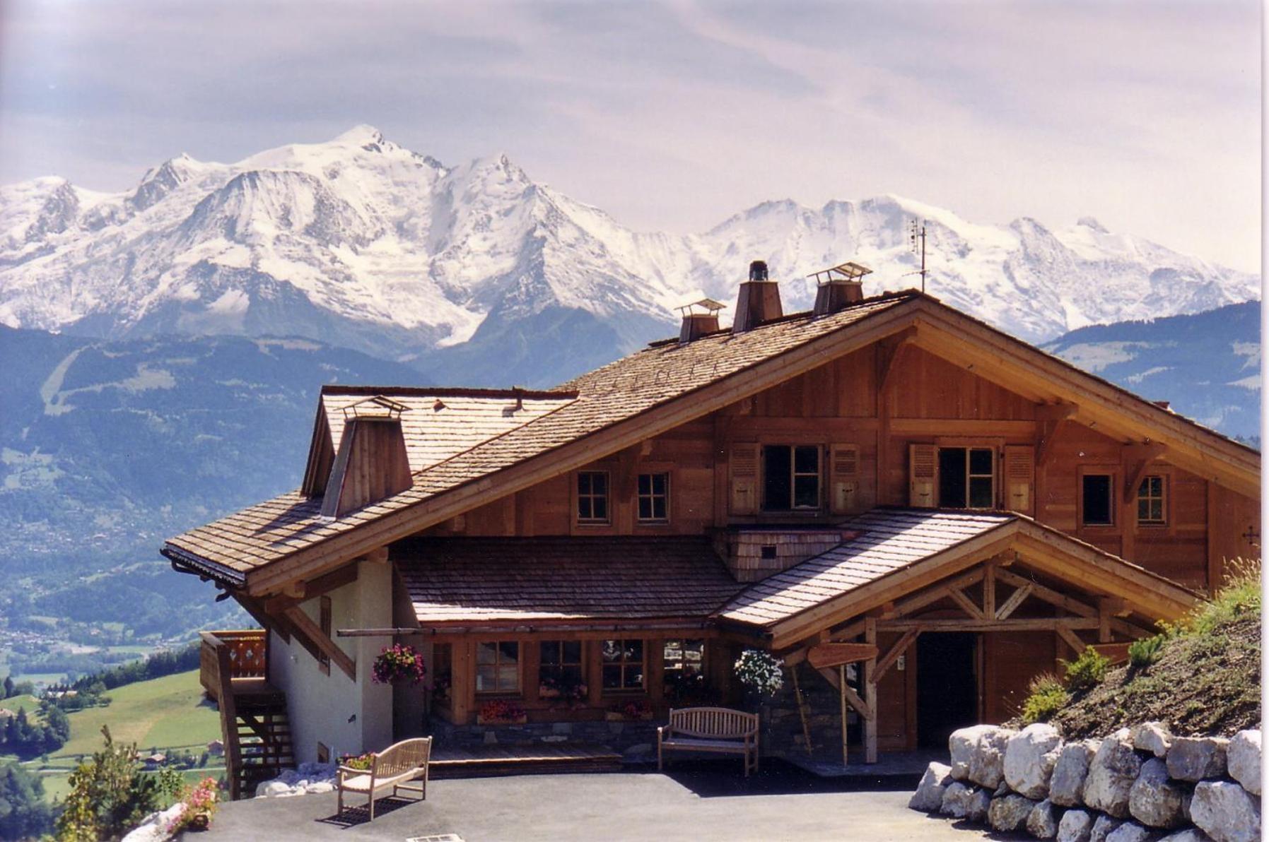 La Joubarbe Au Balcon Du Mont-Blanc Villa Sallanches Exteriör bild