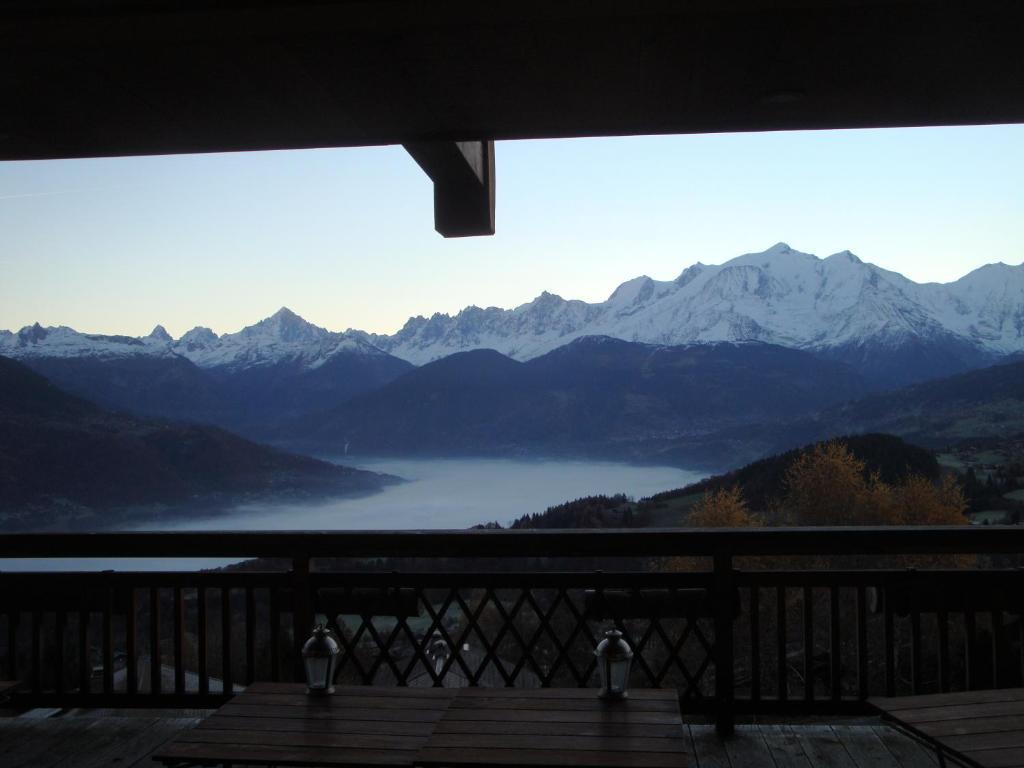 La Joubarbe Au Balcon Du Mont-Blanc Villa Sallanches Exteriör bild