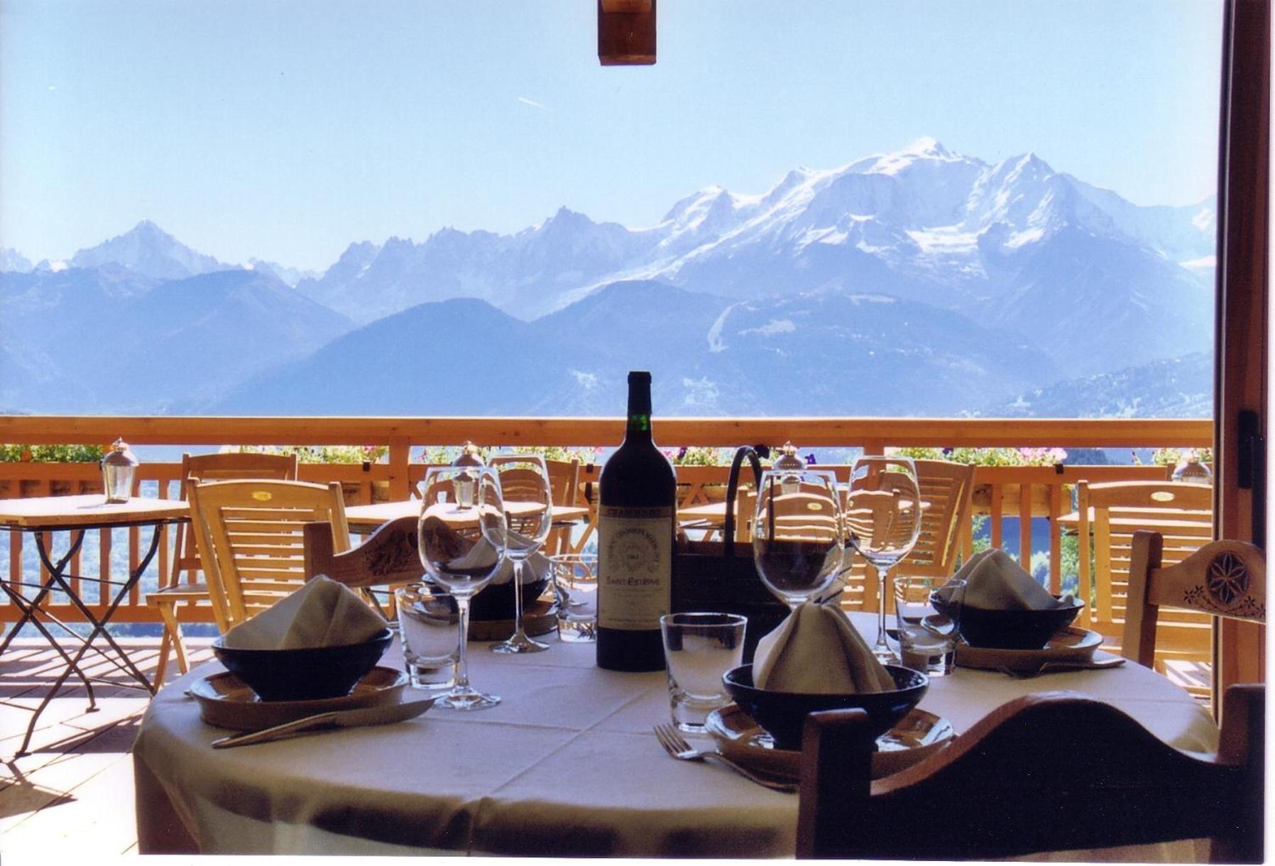 La Joubarbe Au Balcon Du Mont-Blanc Villa Sallanches Exteriör bild