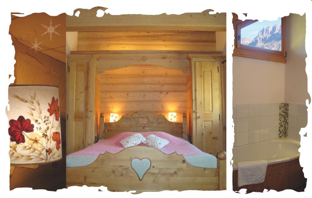 La Joubarbe Au Balcon Du Mont-Blanc Villa Sallanches Rum bild