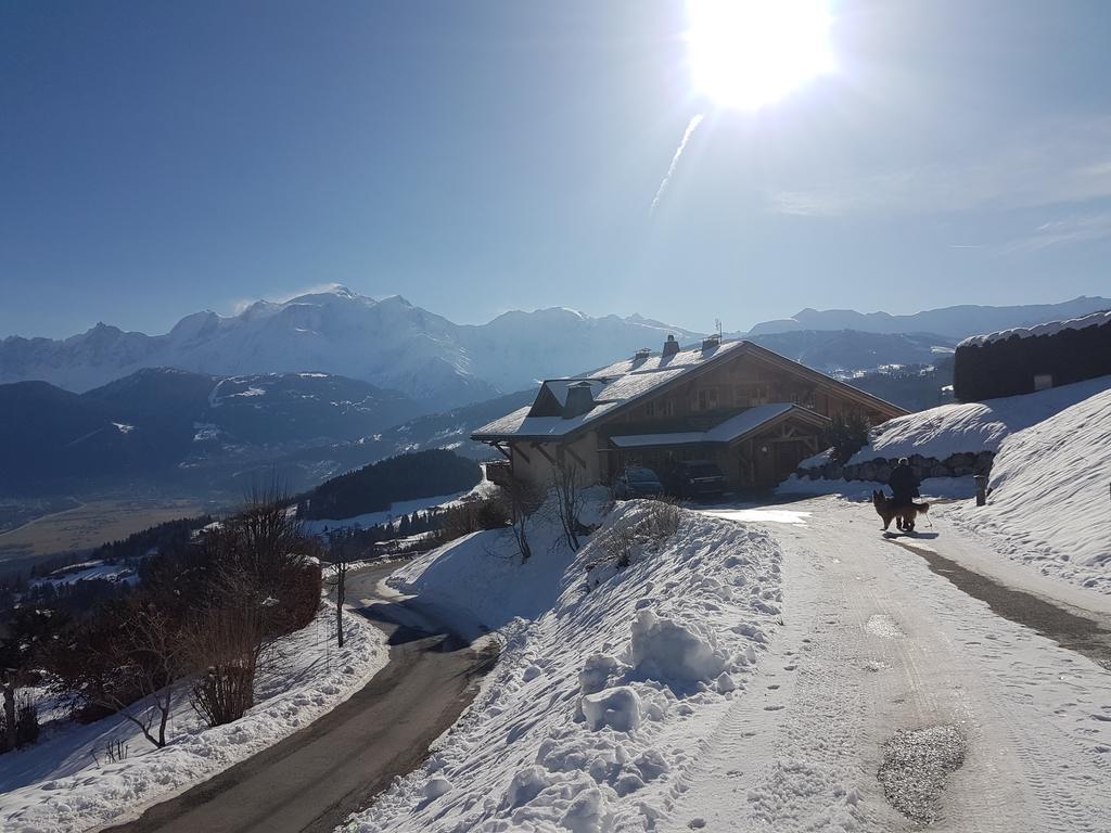 La Joubarbe Au Balcon Du Mont-Blanc Villa Sallanches Exteriör bild