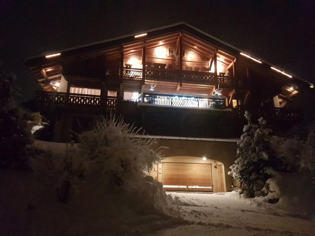 La Joubarbe Au Balcon Du Mont-Blanc Villa Sallanches Exteriör bild
